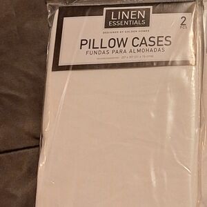 Linen Essentials White Pillow Cases